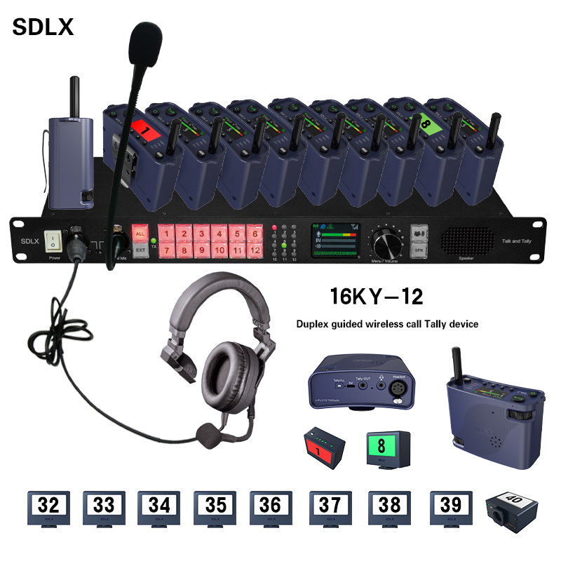 16KY-12 Full Duplex Cloud Guided Tally System