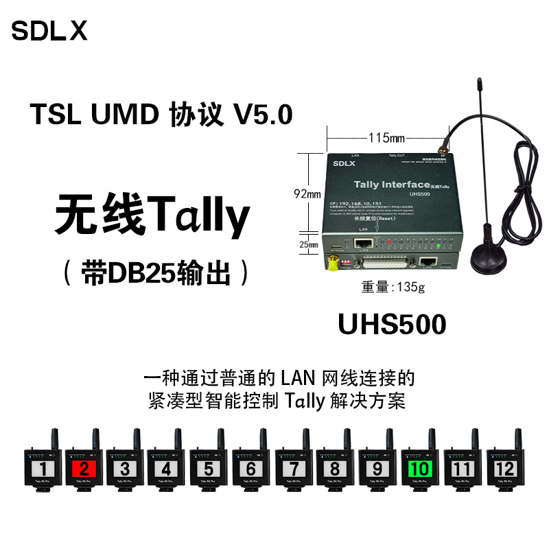 UHS500 无线Tally