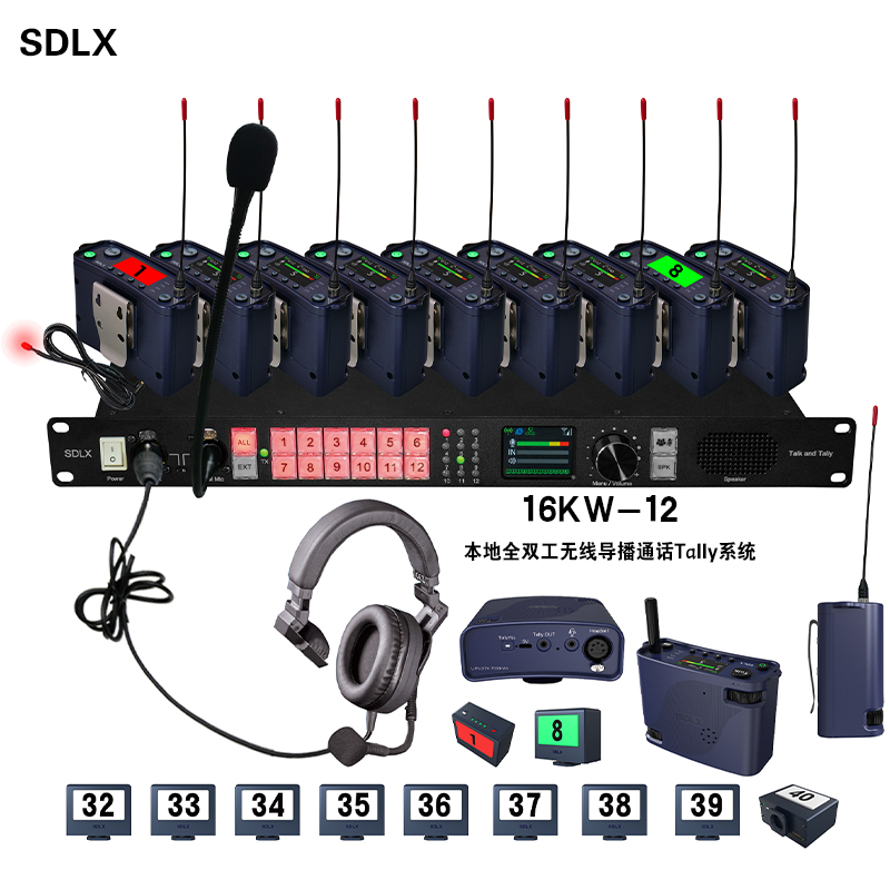 16KW-12本地全双工无线导播通话Tally系统
