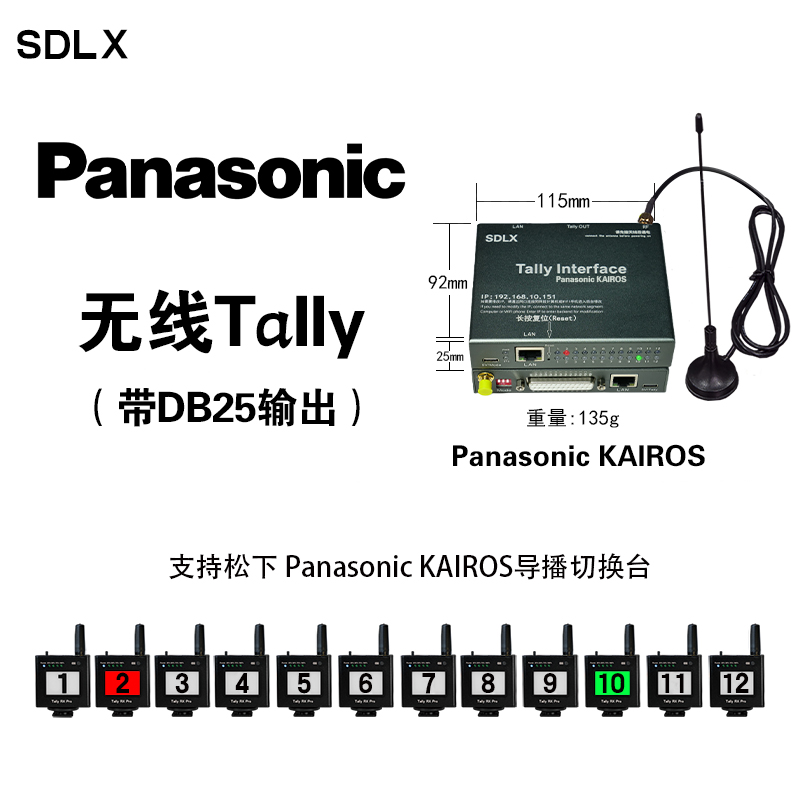 Panasonic KAIROS 无线Tally